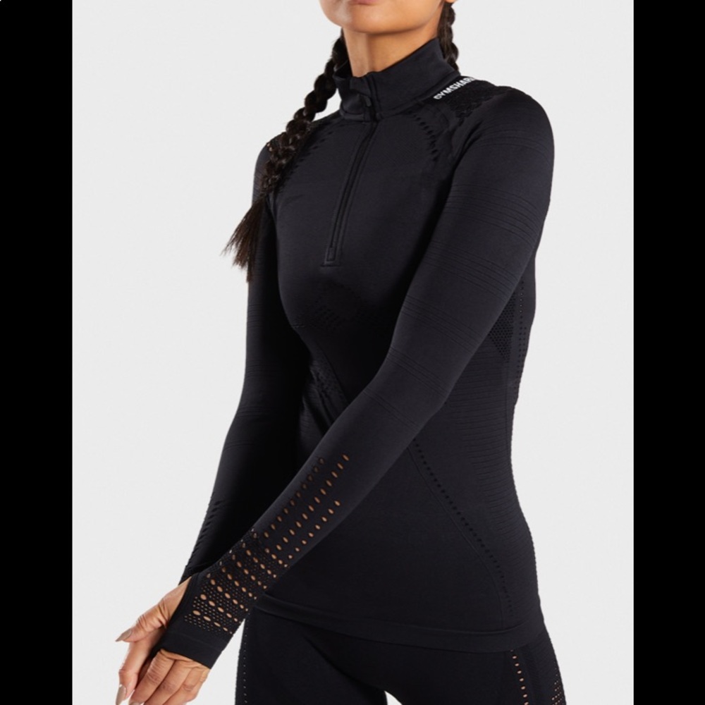 NWT Gymshark Flawless 1/2 Zip Up Pullover